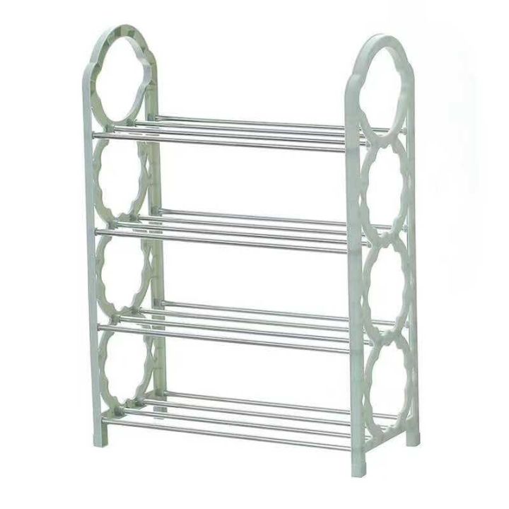 Cu]infinite 4 layer Simple Multi Shoe Rack Stainless Steel Easy ...