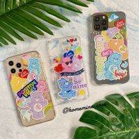 NK ส่งฟรี ️ Care Bears Sticker Clear Case เคสแคร์แบร์ แบบใส ลิขสิทธิ์แท้ 100% (13 Pro Max/13 Pro/12 Pro/12 Pro Max) อุปกรณ์เสริมมือถือ