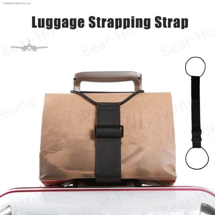 【On Hand】Adjustable Baggage Bungee Luggage Belts Suitcase Carrier Strap Travel Accessories Carry