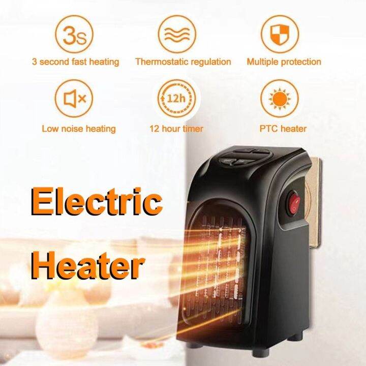 WCYC Portable Remotes Control Digital Display Mini Air Heaters Electric