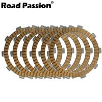 Road Passion 6pcs Motorcycle Clutch Friction Plates Kit For HONDA CR125R MTX125RWD XR350R XL350R CR 125 R 350 1983 1984 1985