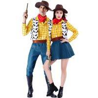 Male and Female Couples Woody Jessie Trish Cosplay Uniforms Halloween Christmas Stage Costume