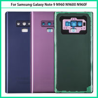 ใหม่สำหรับ Samsung Galaxy หมายเหตุ 9 N960 N9600 N960F ฝาหลังแบตเตอรี่ด้านหลัง Note9 3D แผงกระจก Note9 กรณีกล้องเลนส์-DDDH MALL