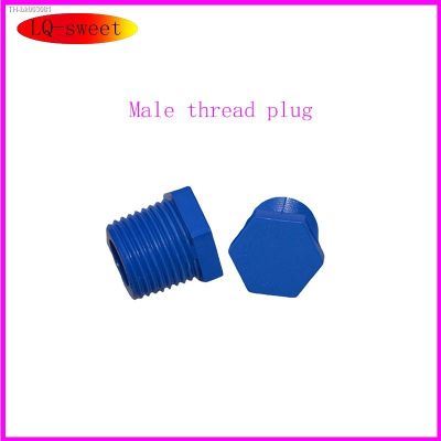 ☢♨ Blue Male Thread Plug PVC Pipe Standard Screw Plug Pipe Fitting Tube End Caps Plumbing Accessories 1Pcs