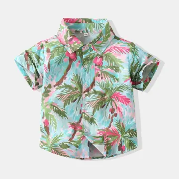 Tropical print baby clothes sale