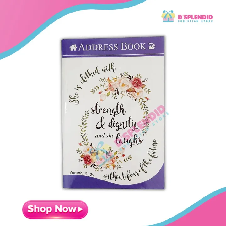 Address Book Bible Verse organizer Small Lazada PH