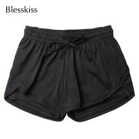 ：&amp;gt;?": BLESSKISS Yoga Shorts Women Fitness Spandex Neon Elastic Lulu Summer Running Workout Short Leggings For Ladies Gym Sport Shorts