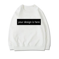 เสื้อกันหนาว มีฮู้ด พิมพ์ลาย Your Design In Here แฟชั่นฤดูใบไม้ร่วง และฤดูหนาว สําหรับผู้ชาย และผู้หญิง