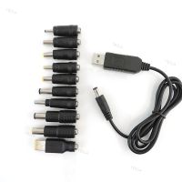 Dc male power charger connector  4.0x1.7 7.4 jack USB boost Cable line DC 5V to 9V 8.4V 12V Step UP Module Converter Adapter YB1TH