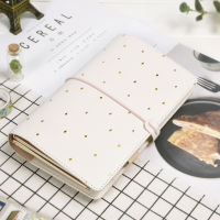 Yiwi Pu Leather Notebook Standard Travelers Notebook Diary Portable Journal Dotted Notebook Planner Agenda Organizer Caderno