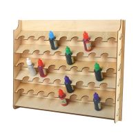 Model Paint Organizer Exquisite Simple DIY Tools Shelf Wooden Pigment Holder Models Accessory Shelves Storage Container