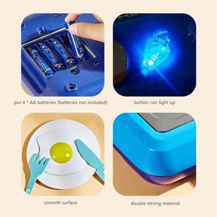 ident-พลาสติกทำจากพลาสติก-ของเล่นกล่องทำอาหารรสเลิศ-ดีไอวาย-ใช้งานได้หลากหลาย-ของเล่นโต๊ะบาร์บีคิวสำหรับเด็ก-ของขวัญสำหรับเด็ก-การจำลองแบบจำลอง-ของเล่นจดจำเปลี่ยนสีได้สำหรับอาหาร-เด็กๆเด็กๆ