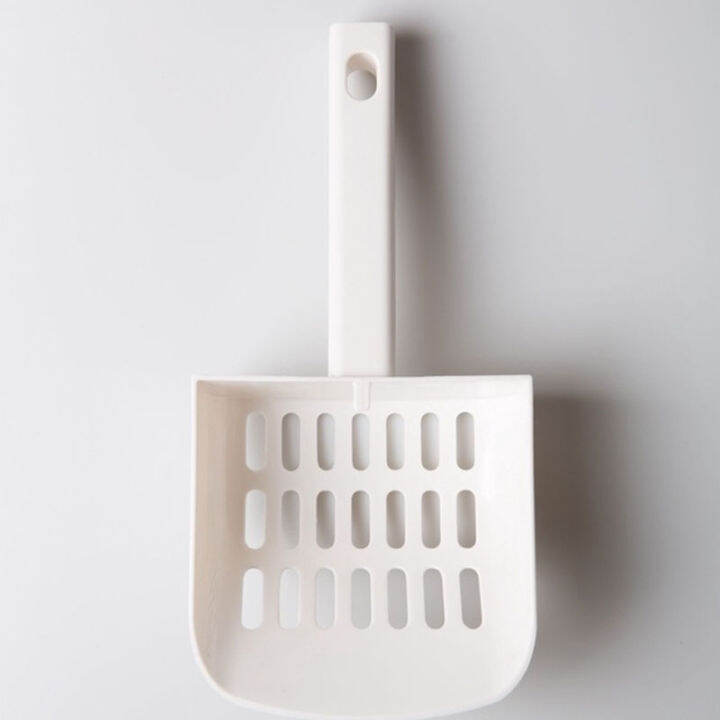 สินค้าใหม่-pidan-shovel-with-base-white-พีตั้น-ที่ตักทรายแมวพร้อมฐานเก็บ