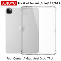 AJIUYU Case For iPad Pro 11 Inch 2nd 3rd 12.9 6th Air 4th 5th 10.2 9th 8th 7th mini 6 5 4 3 2 1 Cover Transparent TPU Soft Shell Cases Covers