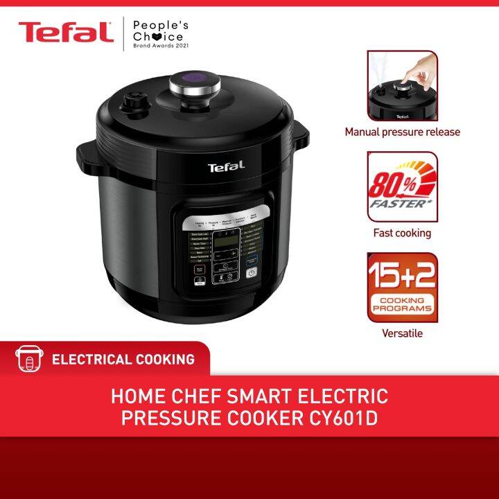 t fal electric pressure cooker how to use