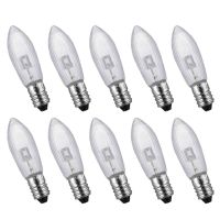 ♣∏✠  10pcs/pack E10 LED Candle Light Replacement Lamp Bulbs for Light Chains 10V 55V AC for Bathroom Kitchen Home Lamps Bulb Decor