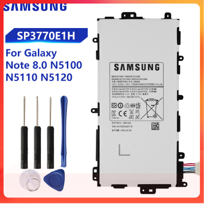 แบตเตอรี่ Samsung Galaxy Note 8.0 N5100 N5110 N5120 ของแท้แท็บเล็ตแบตเตอรี่ SP3770E1H 4600mAh