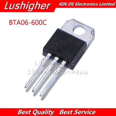 10PCS BTA06-600C TO-220 BTA06-600 TO220 BTA06 600C IC New Original WATTY Electronics