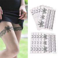 hot！【DT】♛卍  Temporary Sticker Leg Transfer Large Legs Stocking Fake Semi Permanent