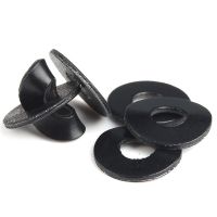 100PCS PVC Soft Washers M2 M2.5 M3 M4 M5 M6 M8 M10 M12 Soft Plastic Gasket Black Insulation Flat Paded For Screw