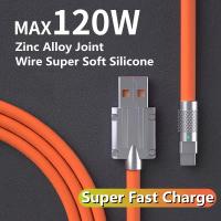 【jw】♕♤✜  120W 6A Super Fast Type-C Silicone Cable USB Data