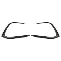 1 Pair Car Fog Light Eyebrow Car Spoiler Splitter Glossy Black for VW Golf 8 MK8 2020 2021 2022