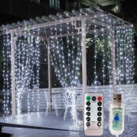 3m Led Fairy String Lights Curtain Garlands USB Remote Control Christmas Decorations for Home Outdoor Patio Lights Garden Decor