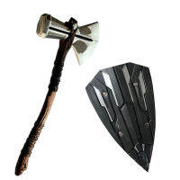 Storming 73cm Ax Hammer Weapons Shield Cosplay Role Playing Movie Thunder Hamme Model PU