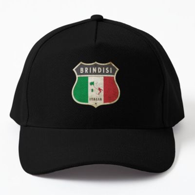 Brindisi Italy Coat Of Arms Flags Design Baseball Cap Hat Sun Mens Bonnet Outdoor Sport Hip Hop Czapka Casual Printed Snapback