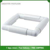 CREATIVE PAVILION 1pcs พลาสติกทำจากพลาสติก ห่วงปักสี่เหลี่ยม เล็กๆน้อยๆ 6x6นิ้ว ห่วงปักครอสติส เข็มปลายแหลม ห่วงงานฝีมือ การเย็บข้าม ควิลท์