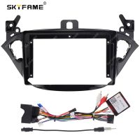 SKYFAME Car Frame Cable canbus For OPEL Adam Corsa 2013 Android Big Screen Dash Panel Frame Fascia