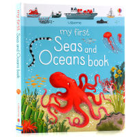 Usborne produced my original English marine enlightenment picture book my first seas and oceans Book paperboard Book Popular Science of marine biology for children English popular science picture book for children