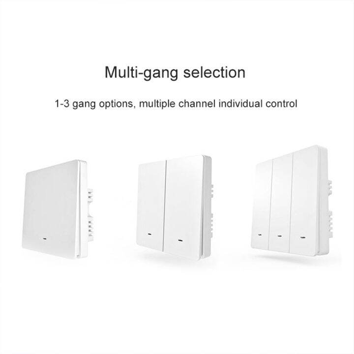 WOOLLEY SA025 Wifi Smart Wall Switch No Neutral Wire Smart Light