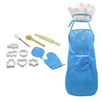 JIPING Complete Kids Cooking and Baking Set - 12 Pcs Includes Apron Toys for kids set