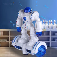 RAE RoboCop Dancing Walking Robot Musical Baby Toy With Music And LED Colorful Light