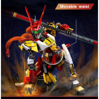 2023 SLUBAN Cyber Wukong Super Armor Robot Mecha Building Blocks City DIY Figure Bricks Classic Model Toys For Children Gifts