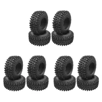 12PCS 1.9 Inch Rubber Tyre 1.9 Wheel Tires 108X40MM for 1/10 RC Crawler TRX4 Axial SCX10 90046 AXI03007