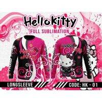 T SHIRT   2023 new design- การออกแบบใหม่!!! เสื้อแขนยาว ลาย Hello KITTY01 สําหรับขี่รถจักรยานยนต์ ไซซ์ s - 3xl