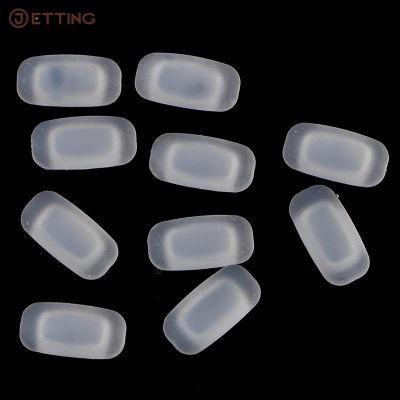 5Pairs New Square Silicone Airbag Soft Nose Pads On Glasses Slot Type Embedding Cassette Anti-Slip Toos Eyeglasses Wholesale