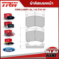 TRW ผ้าดิสเบรคหน้า FORD LASER 1.6L, 1.8L ปี 94 - 99 (GDB1029AT)  (GDB1029DT) (ราคา/ชุด)