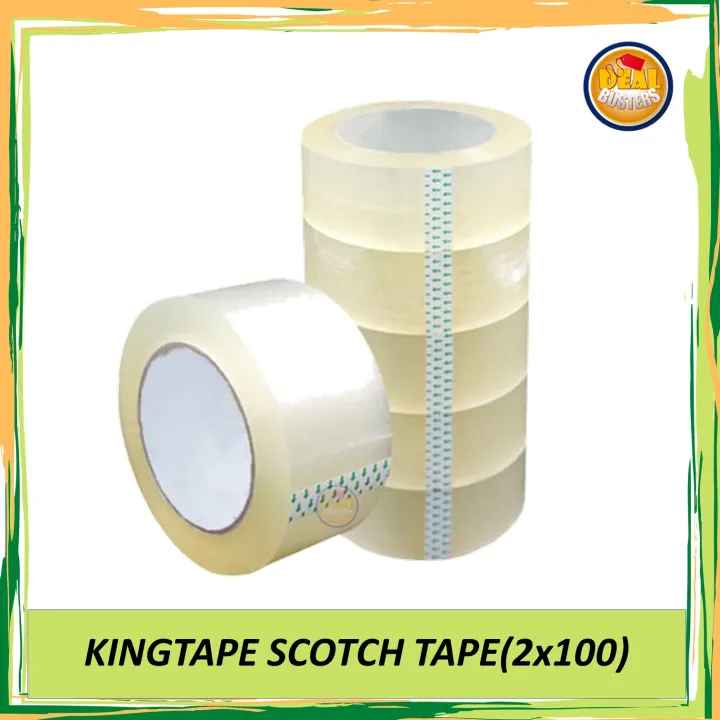 King Tape Brand Packaging Tape Clear 2x100 Lazada PH