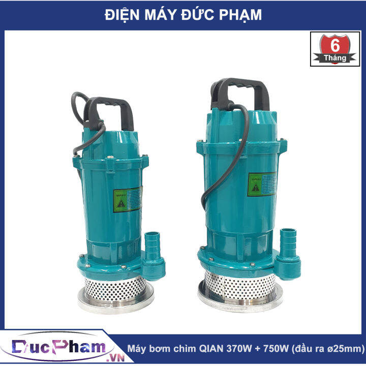 Máy Bơm Chìm Qian 370w 750w Máy Bơm Tõm MÁy BƠm ChÌm NƯỚc ThẢi