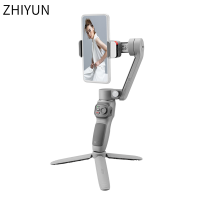 ZHIYUN SMOOTH-Q3มือถือ3แกนแกนวงแหวนยึดสมาร์ทโฟนให้เข้าที่โทรศัพท์แบบพกพา Vlog Gimbal Max.โหลด280G แบตเตอรี่ในตัวไฟ LED รองรับการควบคุมท่าทางมุมกว้างซูม SmartFollow พาโนรามาแนวตั้งพร้อม Mini Tripod