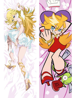 Anime Panty &amp; Stocking With Garterbelt Anarchy Panty Hugging Body Pillow Case Cushion Cover Woman Man Gift ขนาดใหญ่