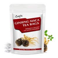 Catfit Ginseng Maca Tea ส่วนผสมจากธรรมชาติ 100% ช่วยเพิ่มพลังงาน ต่อสู้กับความเหนื่อยล้า สนับสนุนระบบภูมิคุ้มกันและการย่อยอาหาร