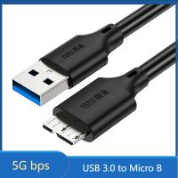 YuXi Micro USB 3.0 Cable 3A Fast Charger Data Cord Mobile Phone Cables for Samsung Note 3 S5 Toshiba Sony WD USB Micro B Cable