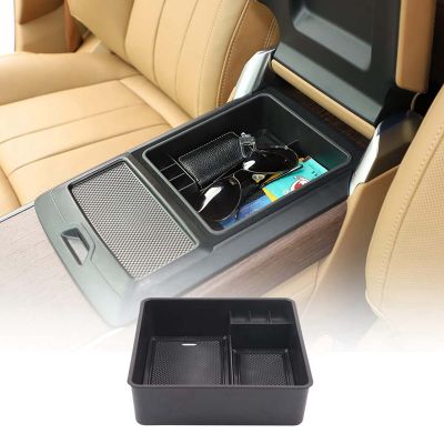 Black Armrest Storage Box ABS Armrest Storage Box No Refrigerator Version for Land Rover Range Rover Sport/Vogue 2023