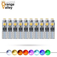 10Pcs Big Promotion T5 3 LED 1210 3528 SMD Pure White Car Auto Dashboard Gauge Lights Signal Bulbs DC12V