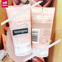 ? ส่งไว ?    Neutrogena Oil-Free Acne Wash Pink Grapefruit Foaming Scrub 125 ml.  นูโทรจีนา โฟมมิ่ง สครับ สำหรับผิวเป็นสิวง่าย