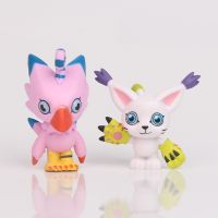 9Pcs/Set Digimon Adventure Tailmon Gabumon Gomamon Patamon Tentomon Palmon Piyomon Agumon Anime Model Toy Doll Gifts